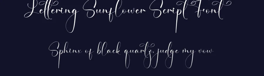 Lettering Sunflower Script Font by creativeletter — Script Handwritten Font — thumbnail 2