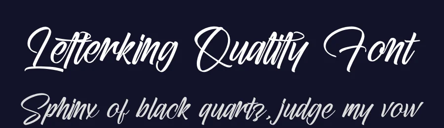 Letterking Quality Font by stylishtype.co — Script Handwritten Font — thumbnail 2