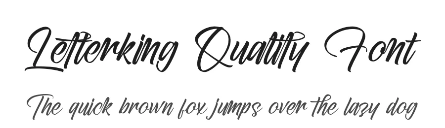 Letterking Quality Font by stylishtype.co — Script Handwritten Font