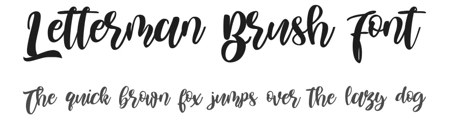 Letterman Brush Font by noahtype — Script Handwritten Font