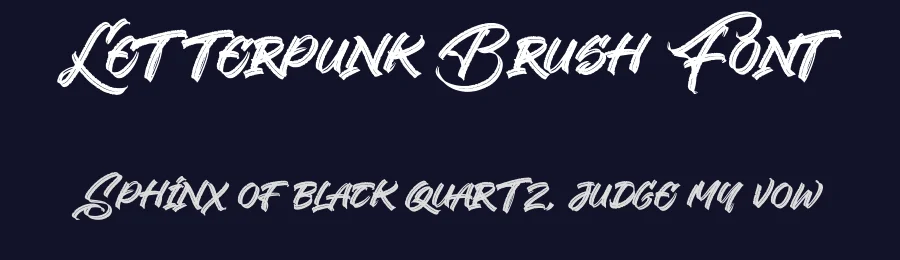 Letterpunk Brush Font by Inviline.co — Script Handwritten Font — thumbnail 2