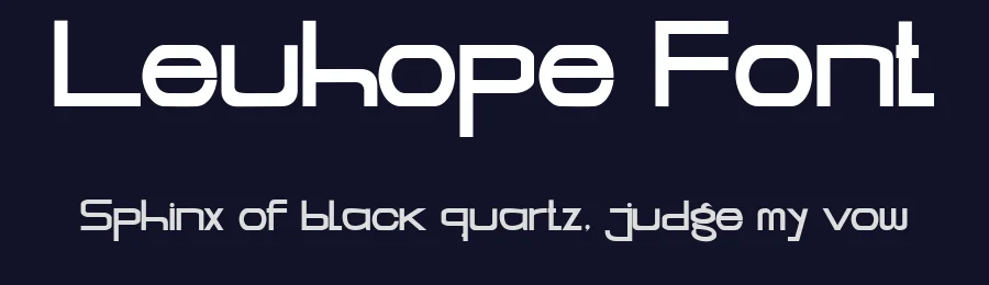 Leuhope Font by Gunaloecraft — Sans Serif Font — thumbnail 2