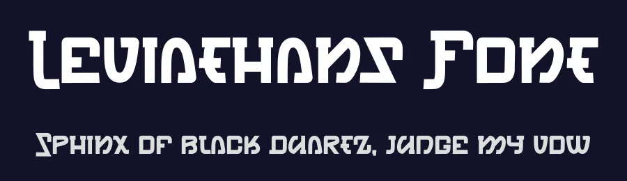 Leviathans Font by Dhabee — Decorative Font — thumbnail 2