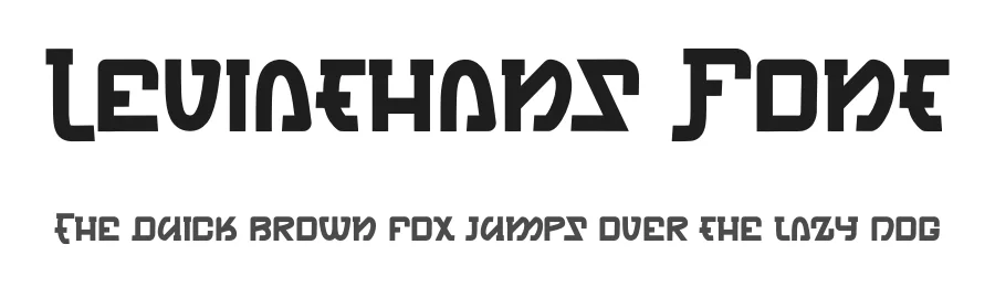 Leviathans Font by Dhabee — Decorative Font