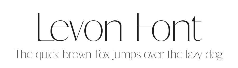 Levon Font by Minimalistartstudio — Display Font