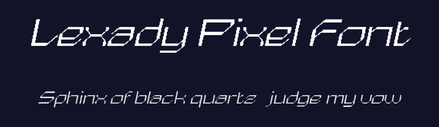 Lexady Pixel Font by craftsupplyco — Display Font — thumbnail 2