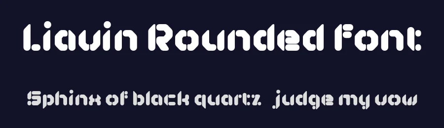 Liavin Rounded Font by craftsupplyco — Display Font — thumbnail 2