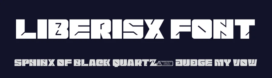 Liberisx Font by overlaytemplates — Display Font — thumbnail 2