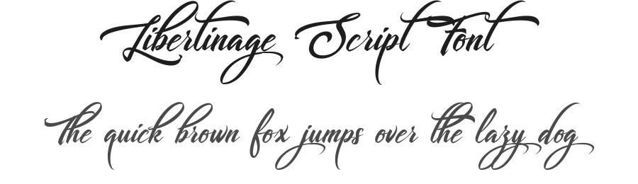 Libertinage Script Font by Octotype — Script Handwritten Font