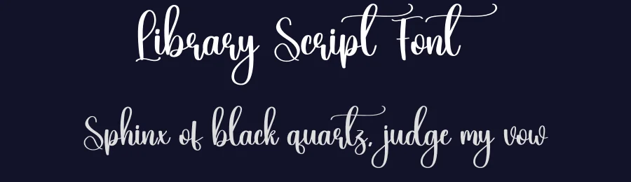 Library Script Font by creativeletter — Script Handwritten Font — thumbnail 2
