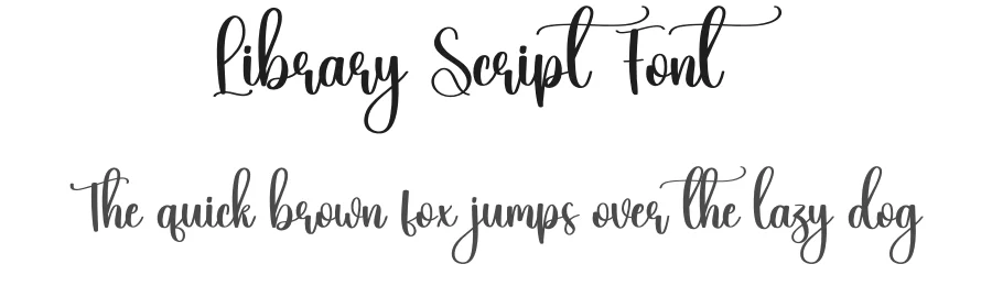 Library Script Font by creativeletter — Script Handwritten Font