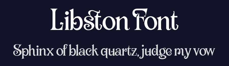 Libston Font by Fortunes Co — Serif Font — thumbnail 2