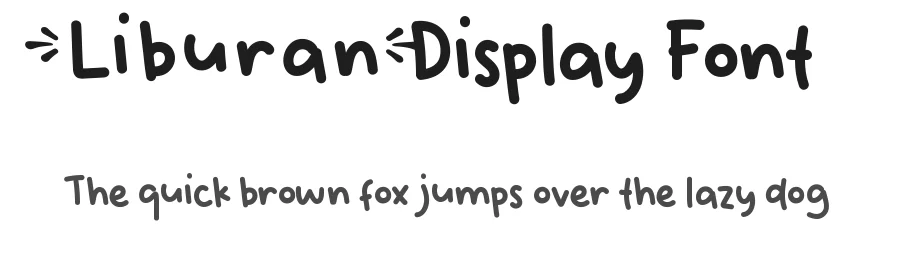 Liburan Display Font by edricstudio — Display Font