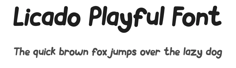 Licado Playful Font by Tokokoo — Display Font