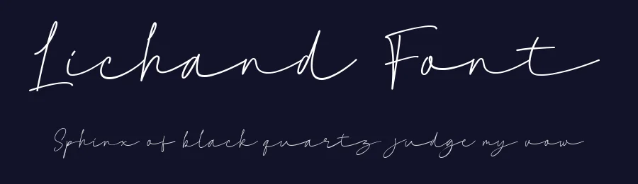 Lichand Font by Typebae — Script Handwritten Font — thumbnail 2