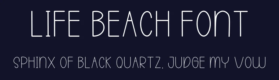 Life Beach Font by inermediaSTUDIO — Display Font — thumbnail 2
