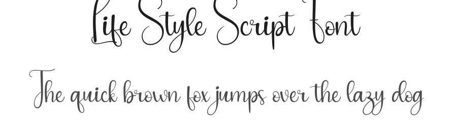 Life Style Script Font by creativeletter — Script Handwritten Font