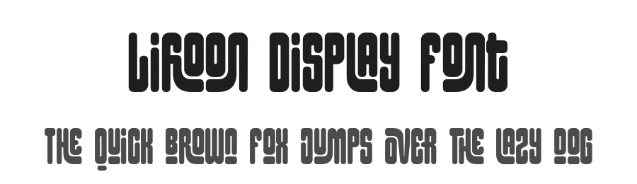 Lifloon Display Font by Linecreative — Display Font