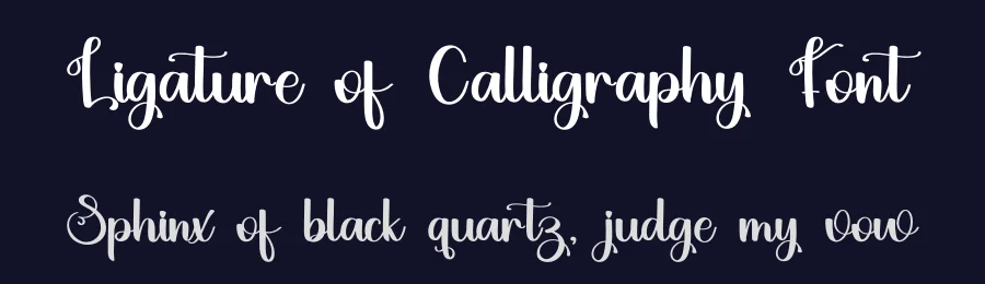 Ligature of Calligraphy Font by inermediaSTUDIO — Script Handwritten Font — thumbnail 2