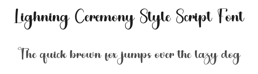 Lighning Ceremony Style Script Font by inermediaSTUDIO — Script Handwritten Font
