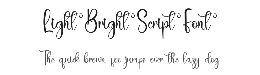 Light Bright Script Font by inermediaSTUDIO — Script Handwritten Font