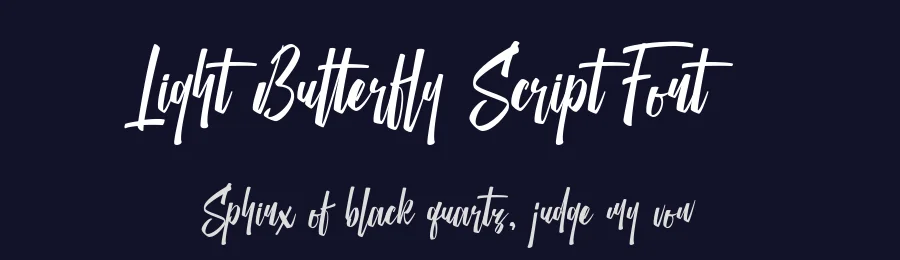 Light Butterfly Script Font by individuel — Script Handwritten Font — thumbnail 2