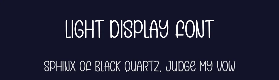 Light Display Font by Wati Studio — Display Font — thumbnail 2