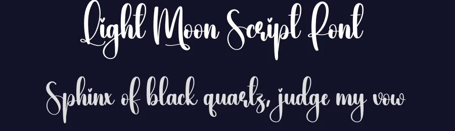 Light Moon Script Font by creativeletter — Script Handwritten Font — thumbnail 2