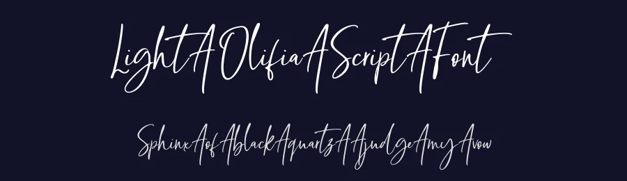 Light Olifia Script Font by sizimon — Script Handwritten Font — thumbnail 2