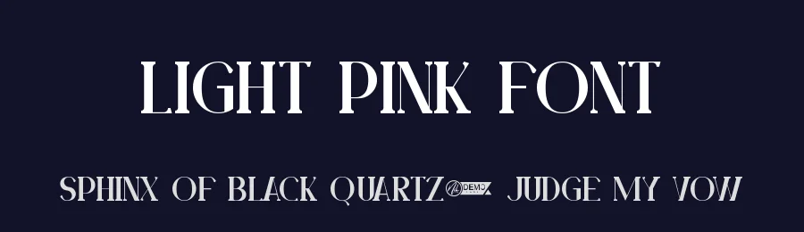 Light Pink Font by nihstudio — Display Font — thumbnail 2