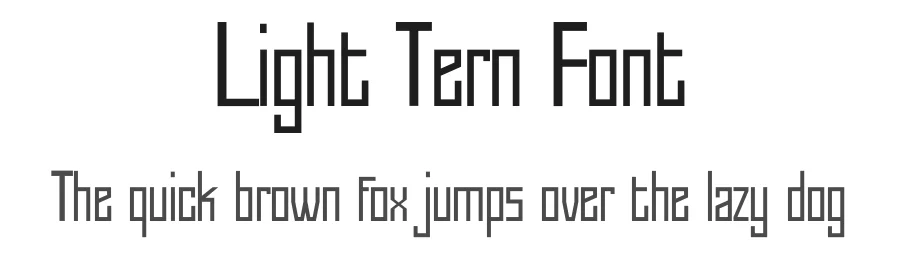 Light Tern Font by Rachmad bagus f — Decorative Font