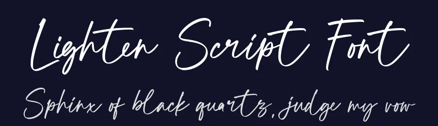 Lighten Script Font by Alpaprana — Script Handwritten Font — thumbnail 2