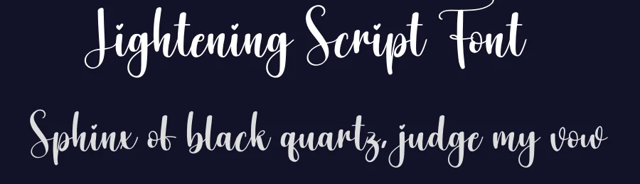 Lightening Script Font by creativeletter — Script Handwritten Font — thumbnail 2