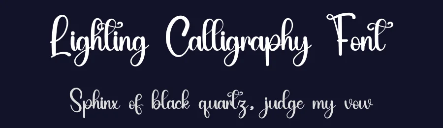 Lighting Calligraphy Font by inermediaSTUDIO — Script Handwritten Font — thumbnail 2