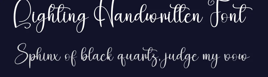 Lighting Handwritten Font by creativeletter — Script Handwritten Font — thumbnail 2
