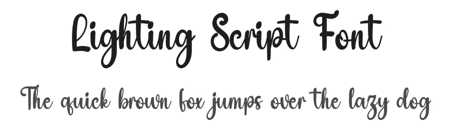 Lighting Script Font by inermediaSTUDIO — Script Handwritten Font