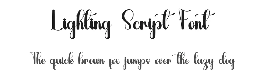 Lighting Script Font by inermediaSTUDIO — Script Handwritten Font