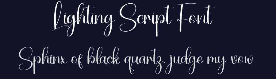 Lighting Script Font by creativeletter — Script Handwritten Font — thumbnail 2
