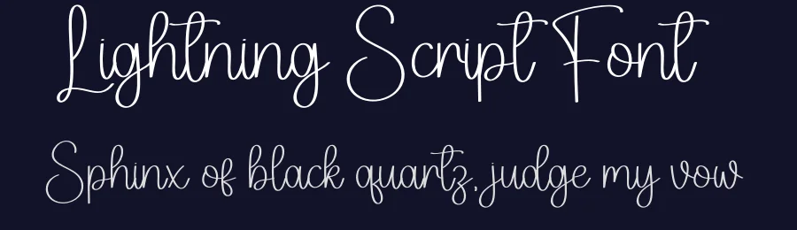 Lightning Script Font by creativeletter — Script Handwritten Font — thumbnail 2