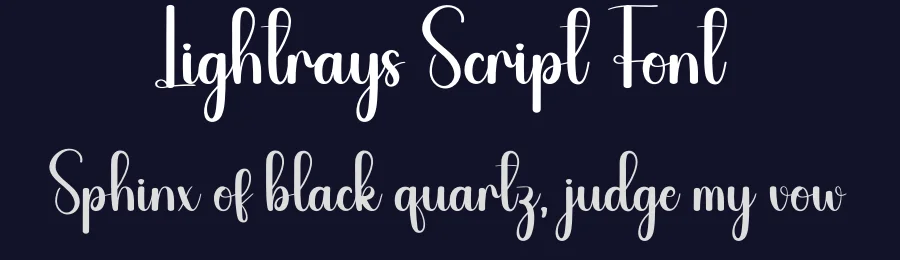 Lightrays Script Font by creativeletter — Script Handwritten Font — thumbnail 2