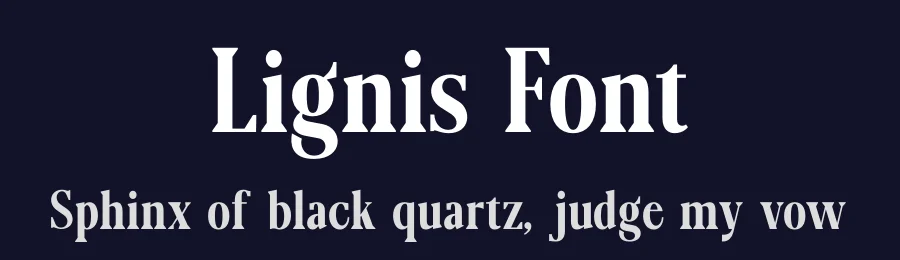 Lignis Font by Zafiratype — Serif Font — thumbnail 2