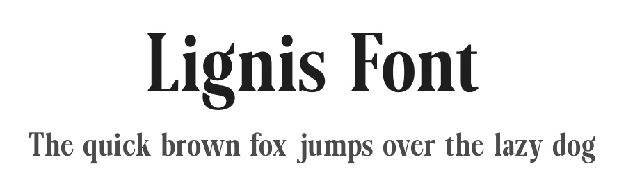 Lignis Font by Zafiratype — Serif Font