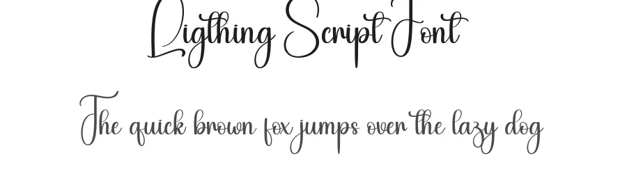 Ligthing Script Font by creativeletter — Script Handwritten Font