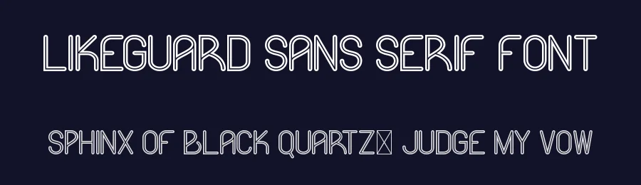 Likeguard Sans Serif Font by nihstudio — Sans Serif Font — thumbnail 2
