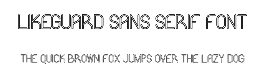 Likeguard Sans Serif Font by nihstudio — Sans Serif Font