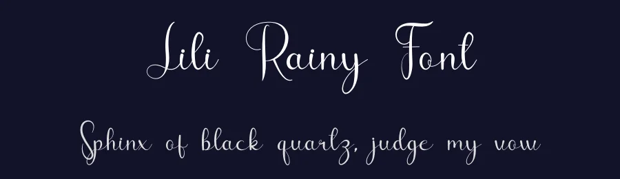 Lili Rainy Font by fahmistudio99 — Script Handwritten Font — thumbnail 2