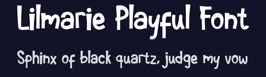 Lilmarie Playful Font by Tokokoo — Display Font — thumbnail 2