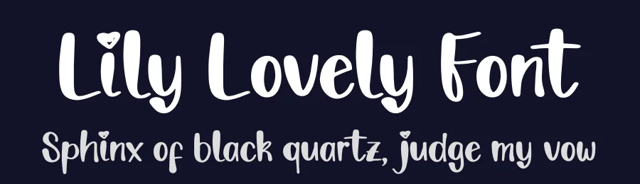 Lily Lovely Font by Denustudios — Decorative Font — thumbnail 2