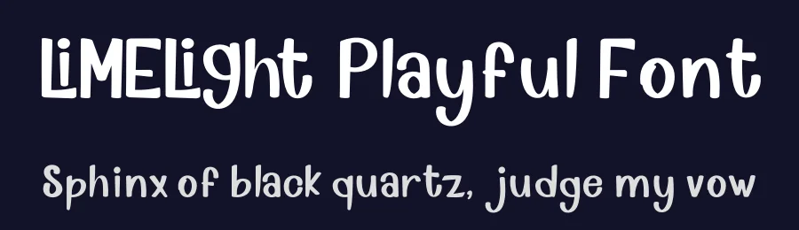 Limelight Playful Font by freshtypeink — Display Font — thumbnail 2