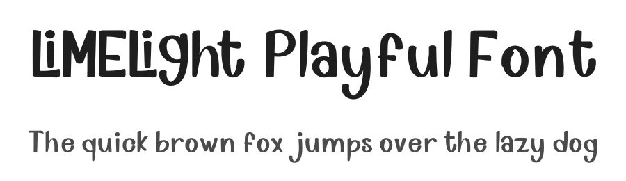 Limelight Playful Font by freshtypeink — Display Font